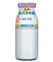 特選白バラ牛乳画像