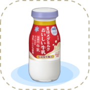 雪印メグミルクおいしい牛乳180ml・画像
